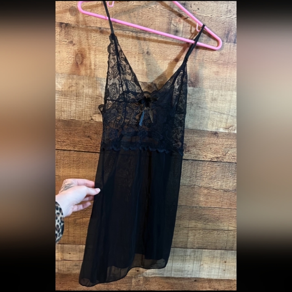 SOLD Sheer And Lace Nightie Lingerie